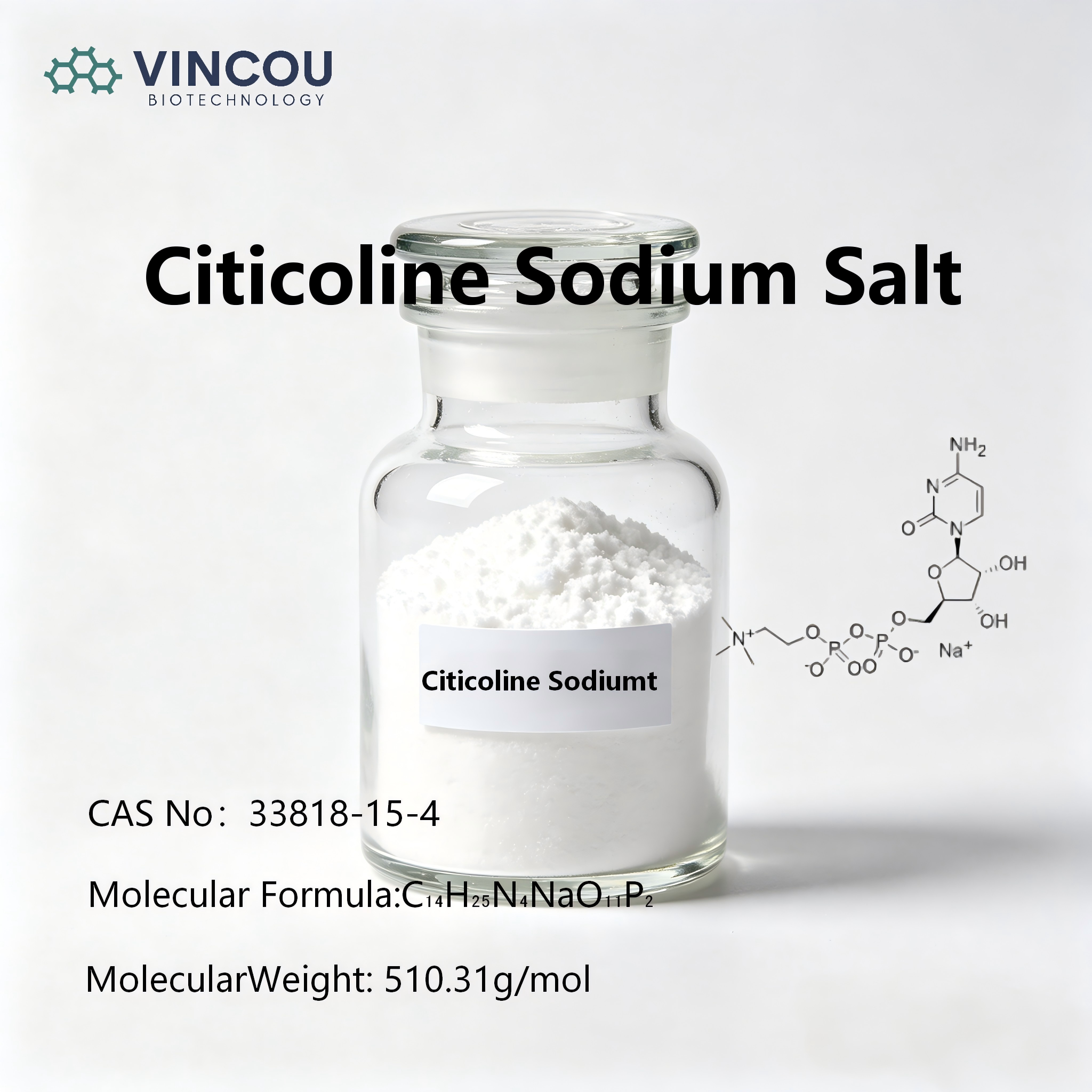 Citicoline Sodium CAS:33818-15-4